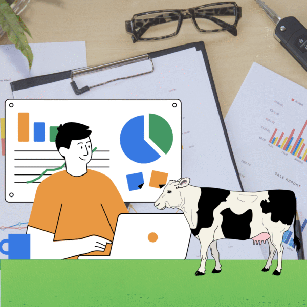 Costo del litro de leche con uso de Excel - Inicio 13 de octubre 2025